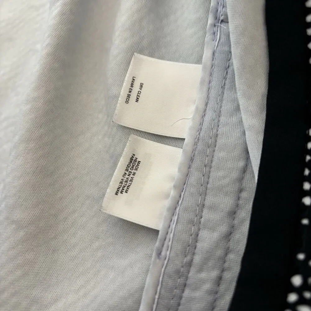 Kasper Women's 16W Bonded Lace Blazer Contrast Black White Laser Cut - Picture 9 of 10